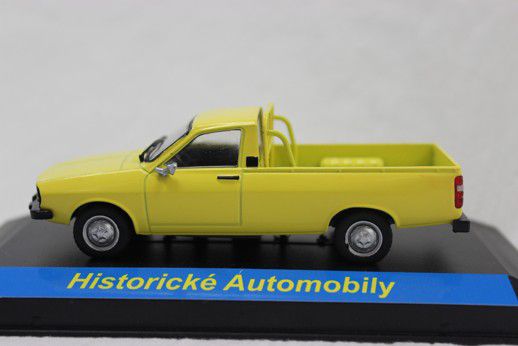 Kovový model Dacia 1300 PickUp žlutý 1:43
