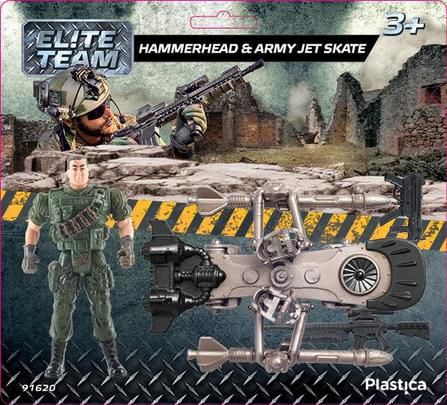 PLASTICA Hammerhead & Army Jet Skate