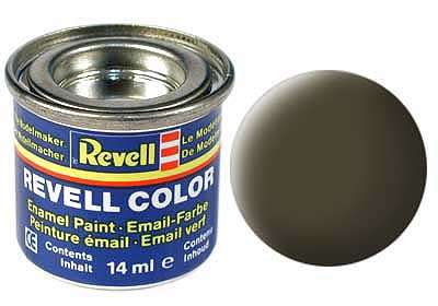 Revell  barva 40 Black Green - černozelená matná